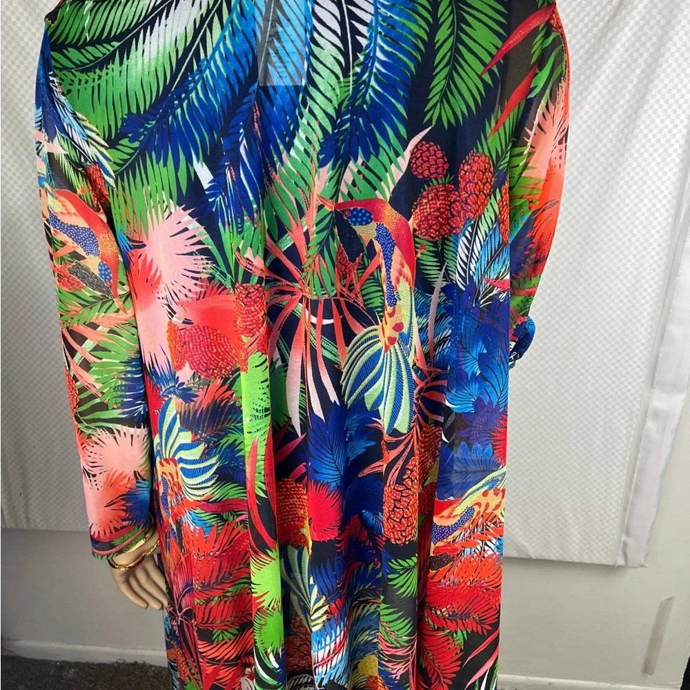 Attitudes by Renee‎ Global Illusions Cover Up Cameo tropical LG Petite